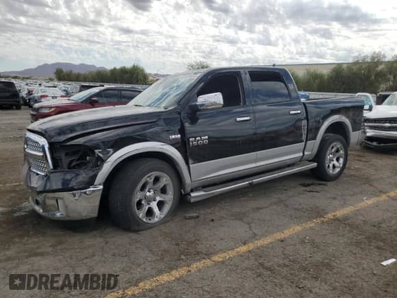 2014 Ram 1500 Laramie z VIN 1C6RR7NT2ES254918, wystawiony jako Copart lot #81839855 z przebiegiem 217 411 mil mil oraz Szkoda całkowita • Salvage title. Historia ofert i sprzedaży dostępna na DreamBid. Obrazek 1.