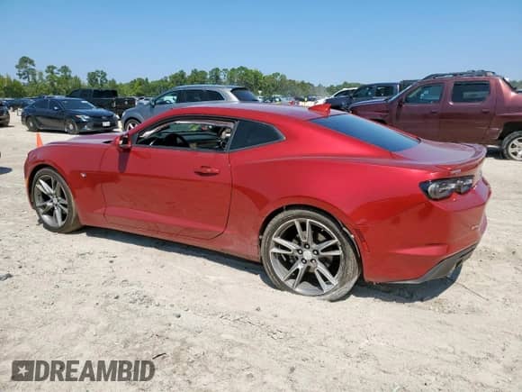 2019 Chevrolet Camaro 1LT with VIN 1G1FB1RSXK0147792, listed as a Copart auction lot 71901635 with 55,561 mi miles and Salvage title. Bid and sale history available at DreamBid. Image 2.