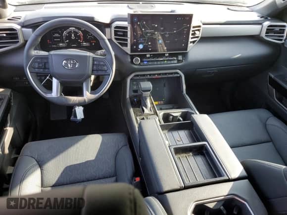 2025 Toyota Tundra Limited with VIN 5TFJA5EC2SX038468, listed as a Copart auction lot 59347545 with 12,460 mi miles and Salvage title. Bid and sale history available at DreamBid. Image 8.