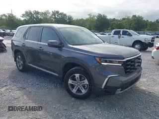 2025 Honda Pilot EX-L с VIN 5FNYG2H41SB019534, выставлен на аукционе IAAI как лот 42470670 с пробегом 9 677 миль миль и . История ставок и продаж доступна на DreamBid. Изображение 1.