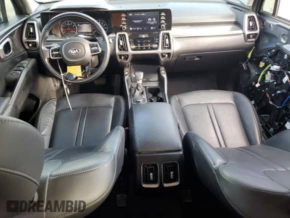 2021 Kia Sorento S with VIN 5XYRL4LC5MG062067, listed as a Copart auction lot 85001055 with 86,083 mi miles and Salvage title. Bid and sale history available at DreamBid. Image 8.