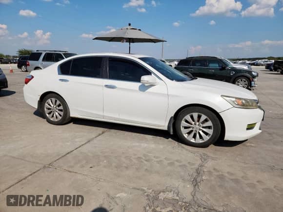 2013 Honda Accord EX-L с VIN 1HGCR2F86DA160994, выставлен на аукционе Copart как лот 81394335 с пробегом 149 823 миль миль и Списание • Salvage title. История ставок и продаж доступна на DreamBid. Изображение 4.