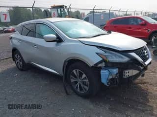 2021 Nissan Murano S with VIN 5N1AZ2AS5MC127316, listed as a IAAI auction lot 42845026 with 40,124 mi miles and . Bid and sale history available at DreamBid. Image 1.