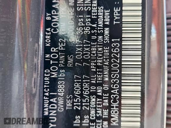 2025 Hyundai Kona SEL с VIN KM8HC3A63SU022631, выставлен на аукционе Copart как лот 69957995 с пробегом 17 137 миль миль и Списание • Salvage title. История ставок и продаж доступна на DreamBid. Изображение 14.