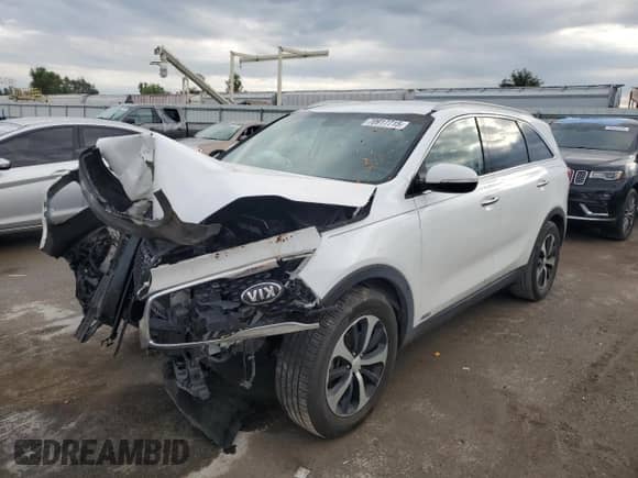 2016 Kia Sorento EX with VIN 5XYPHDA14GG133919, listed as a Copart auction lot 70917715 with 99,087 mi miles and Salvage title. Bid and sale history available at DreamBid. Image 1.