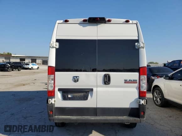 2020 Ram ProMaster Cargo z VIN 3C6TRVBG0LE119423, wystawiony jako Copart lot #71043625 z przebiegiem 130 202 mil mil oraz Szkoda całkowita • Salvage title. Historia ofert i sprzedaży dostępna na DreamBid. Obrazek 6.