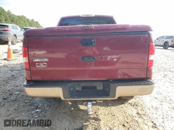 2006 Ford F-150 XLT with VIN 1FTPW14566FA32773, listed as a Copart auction lot 71556935 with 184,095 mi miles and Salvage title. Bid and sale history available at DreamBid. Image 6.