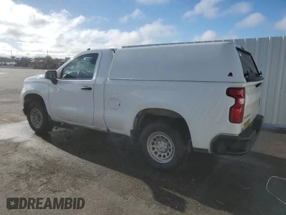 2023 Chevrolet Silverado 1500 Work Truck with VIN 3GCNAAEK5PG353925, listed as a Copart auction lot 84408885 with 108,396 mi miles and Clean title. Bid and sale history available at DreamBid. Image 2.