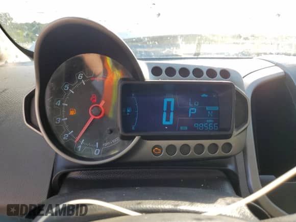 2016 Chevrolet Sonic LTZ with VIN 1G1JE5SB2G4137986, listed as a Copart auction lot 68088785 with 98,566 mi miles and Salvage title. Bid and sale history available at DreamBid. Image 9.