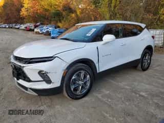 2025 Chevrolet Blazer LT с VIN 3GNKBCR48SS204025, выставлен на аукционе Copart как лот 90033275 с пробегом 8 776 миль миль и Списание • Salvage title. История ставок и продаж доступна на DreamBid. Изображение 1.