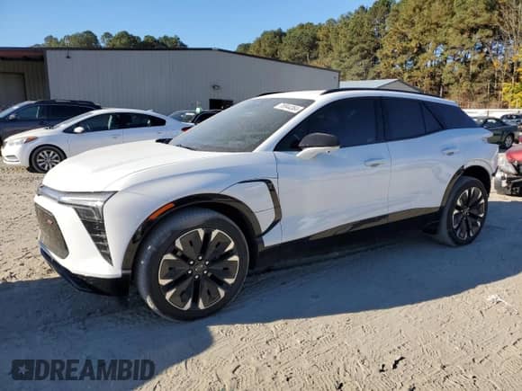 2024 Chevrolet Blazer EV eAWD RS с VIN 3GNKDCRJ0RS217751, выставлен на аукционе Copart как лот 76944364 с пробегом 9 600 миль миль и Списание • Salvage title. История ставок и продаж доступна на DreamBid. Изображение 1.
