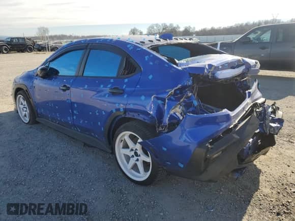 2022 Subaru WRX Premium с VIN JF1VBAH61N8007312, выставлен на аукционе Copart как лот 89149885 с пробегом 38 594 миль миль и Списание • Salvage title. История ставок и продаж доступна на DreamBid. Изображение 2.