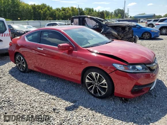 2016 Honda Accord EX-L with VIN 1HGCT1B68GA002113, listed as a Copart auction lot 69871455 with 30,118 mi miles and Salvage title. Bid and sale history available at DreamBid. Image 4.