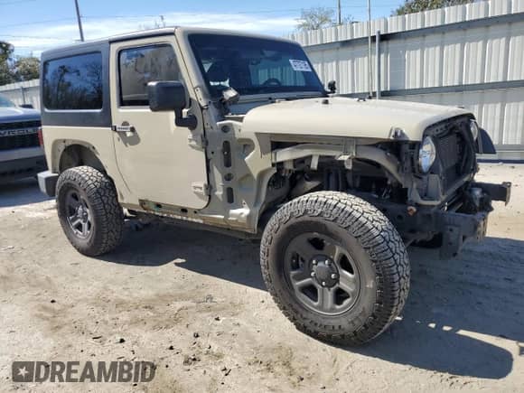 2018 Jeep Wrangler Sport with VIN 1C4AJWAG3JL895497, listed as a Copart auction lot 47727195 with 84,159 mi miles and Salvage title. Bid and sale history available at DreamBid. Image 4.