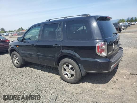 2008 Honda Pilot EX with VIN 5FNYF18418B031575, listed as a Copart auction lot 62154985 with 43,661 mi miles and Salvage title. Bid and sale history available at DreamBid. Image 2.