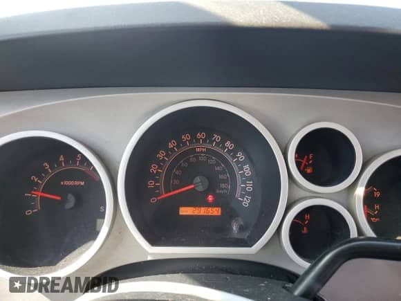 2008 Toyota Tundra with VIN 5TFRT54118X026883, listed as a Copart auction lot 82267115 with 291,654 mi miles and Salvage title. Bid and sale history available at DreamBid. Image 9.