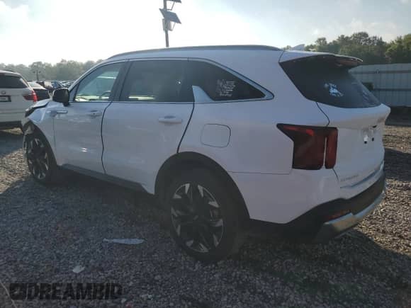 2025 Kia Sorento EX с VIN 5XYRH4JF9SG327486, выставлен на аукционе Copart как лот 65981505 с пробегом 6 803 миль миль и Списание • Salvage title. История ставок и продаж доступна на DreamBid. Изображение 2.
