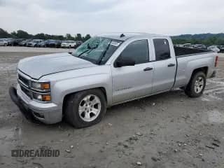 2014 Chevrolet Silverado 1500 LT with VIN 1GCVKREH9EZ182321, listed as a Copart auction lot 59460885 with 151,791 mi miles and Salvage title. Bid and sale history available at DreamBid. Image 1.