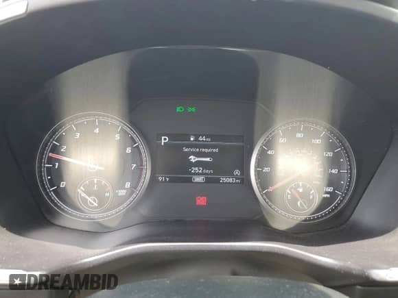 2023 Hyundai Santa Fe XRT with VIN 5NMS6DAJ5PH513003, listed as a Copart auction lot 59324645 with 25,083 mi miles and Salvage title. Bid and sale history available at DreamBid. Image 9.