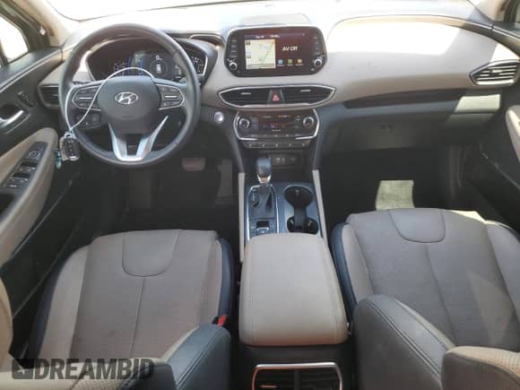 2019 Hyundai Santa Fe Ultimate с VIN 5NMS53AAXKH117462, выставлен на аукционе Copart как лот 81873685 с пробегом 18 495 миль миль и На запчасти • Non repairable. История ставок и продаж доступна на DreamBid. Изображение 8.