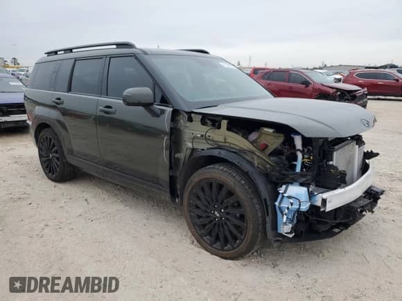 2024 Hyundai Santa Fe Calligraphy с VIN 5NMP5DGL7RH045733, выставлен на аукционе Copart как лот 41583965 с пробегом 4 653 миль миль и Списание • Salvage title. История ставок и продаж доступна на DreamBid. Изображение 4.