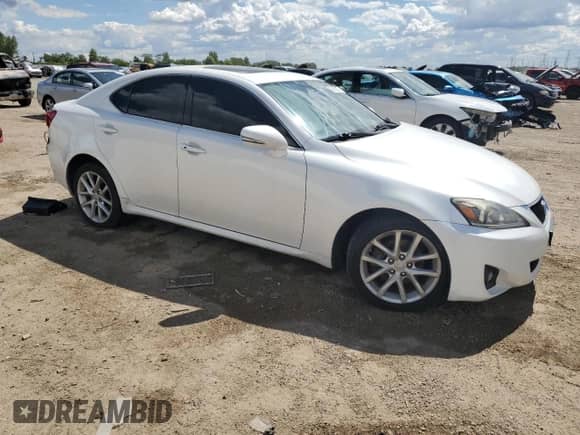 2012 Lexus IS 250 z VIN JTHCF5C22C5060017, wystawiony jako Copart lot #69809215 z przebiegiem 150 225 mil mil oraz Szkoda całkowita • Salvage title. Historia ofert i sprzedaży dostępna na DreamBid. Obrazek 4.