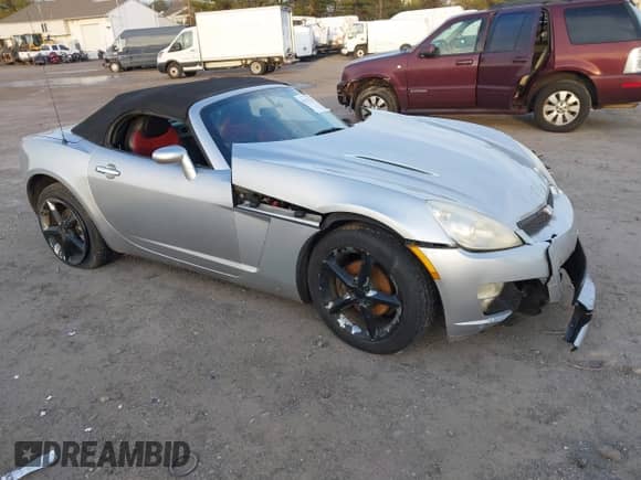2007 Saturn Sky with VIN 1G8MB35B07Y118708, listed as a IAAI auction lot 41233312 with Not provided miles and . Bid and sale history available at DreamBid. Image 1.