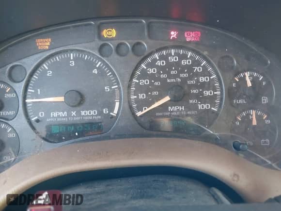 2002 Chevrolet Blazer LS with VIN 1GNDT13WX2K220579, listed as a IAAI auction lot 43106639 with 288,842 mi miles and . Bid and sale history available at DreamBid. Image 7.