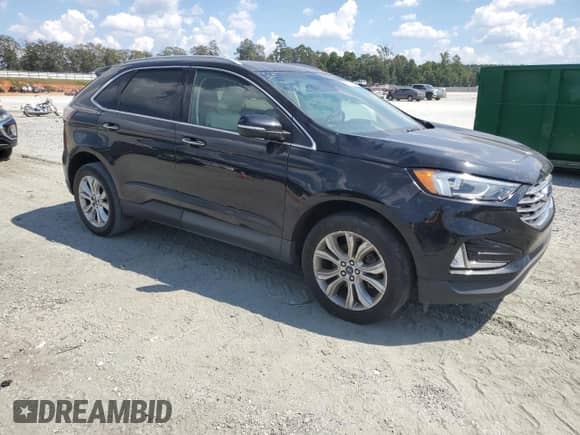 2019 Ford Edge Titanium with VIN 2FMPK3K97KBC52251, listed as a Copart auction lot 81662435 with 144,720 mi miles and Clean title. Bid and sale history available at DreamBid. Image 4.