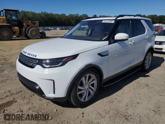 2017 Land Rover Discovery HSE with VIN SALRRBBV9HA025477, listed as a Copart auction lot 89443265 with 92,588 mi miles and Clean title. Bid and sale history available at DreamBid. Image 1.