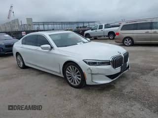 2020 BMW 7 Series 740i z VIN WBA7T2C07LCE11573, wystawiony jako IAAI lot #42474689 z przebiegiem 63 015 mil mil oraz . Historia ofert i sprzedaży dostępna na DreamBid. Obrazek 1.