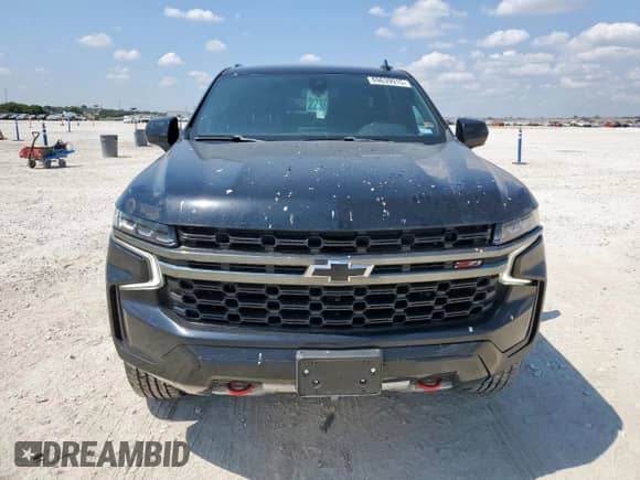 2021 Chevrolet Suburban Z71 with VIN 1GNSKDKD1MR381487, listed as a Copart auction lot 69639915 with 52,448 mi miles and Salvage title. Bid and sale history available at DreamBid. Image 5.