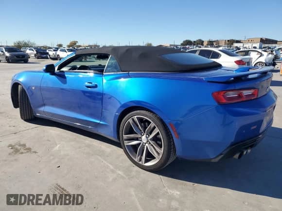 2018 Chevrolet Camaro 2SS z VIN 1G1FH3D73J0162310, wystawiony jako Copart lot #83900234 z przebiegiem 64 523 mil mil oraz Szkoda całkowita • Salvage title. Historia ofert i sprzedaży dostępna na DreamBid. Obrazek 2.