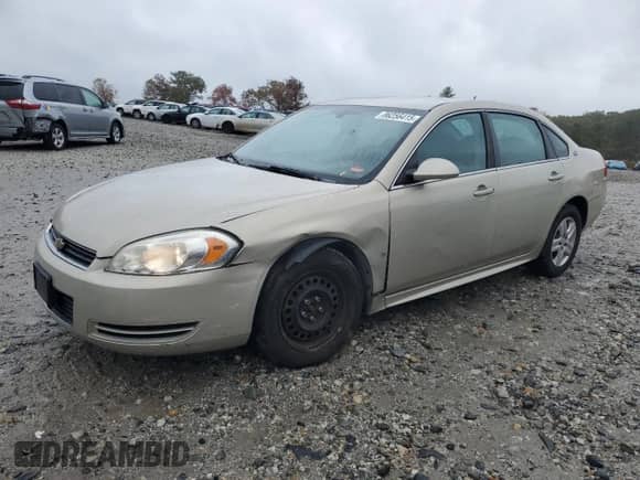 2009 Chevrolet Impala LS with VIN 2G1WB57N291163438, listed as a Copart auction lot 86256415 with 100,021 mi miles and Clean title. Bid and sale history available at DreamBid. Image 1.
