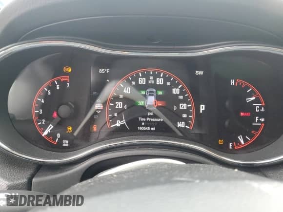 2014 Dodge Durango SXT with VIN 1C4RDHAG4EC513943, listed as a Copart auction lot 81117075 with 160,545 mi miles and Salvage title. Bid and sale history available at DreamBid. Image 9.