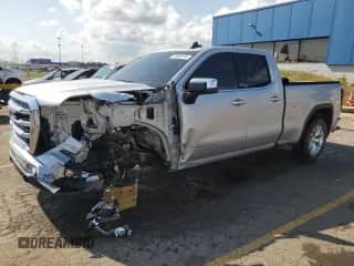 2020 GMC Sierra 1500 SLE with VIN 1GTR9BED3LZ208183, listed as a Copart auction lot 72060134 with 63,156 mi miles and Salvage title. Bid and sale history available at DreamBid. Image 1.