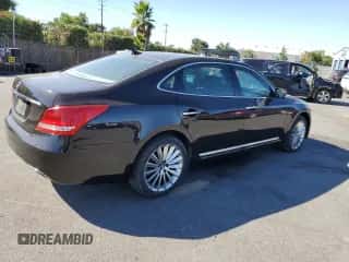 2015 Hyundai Equus Ultimate с VIN KMHGH4JHXFU092167, выставлен на аукционе Copart как лот 70854144 с пробегом 68 760 миль миль и Списание • Salvage title. История ставок и продаж доступна на DreamBid. Изображение 3.