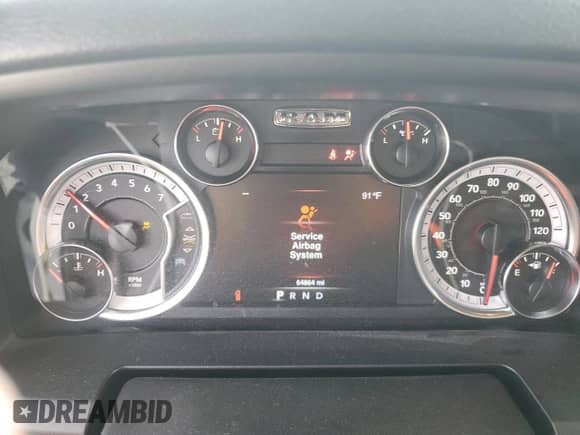 2022 Ram 1500 Warlock with VIN 1C6RR7LG3NS236918, listed as a Copart auction lot 60896795 with 64,864 mi miles and Salvage title. Bid and sale history available at DreamBid. Image 9.