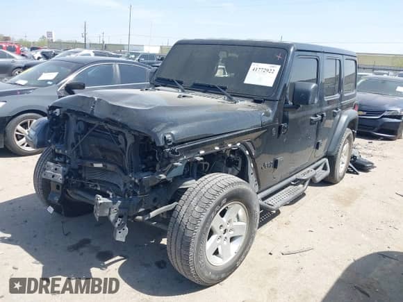 2022 Jeep Wrangler Unlimited Sport S z VIN 1C4HJXDG5NW180130, wystawiony jako IAAI lot #41772922 z przebiegiem 47 625 mil mil oraz . Historia ofert i sprzedaży dostępna na DreamBid. Obrazek 19.