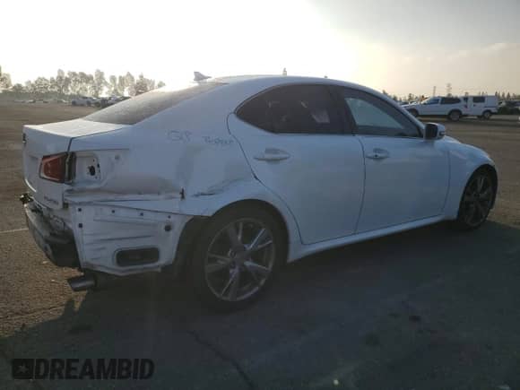 2010 Lexus IS 250 с VIN JTHBF5C20A2096718, выставлен на аукционе Copart как лот 89464615 с пробегом Не указан миль и Списание • Salvage title. История ставок и продаж доступна на DreamBid. Изображение 3.