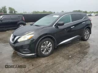 2017 Nissan Murano SL с VIN 5N1AZ2MG1HN187661, выставлен на аукционе Copart как лот 69577365 с пробегом 48 921 миль миль и Списание • Salvage title. История ставок и продаж доступна на DreamBid. Изображение 1.