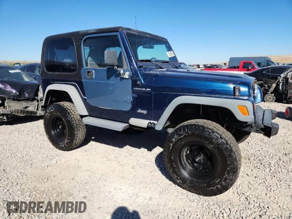 2001 Jeep Wrangler SE with VIN 1J4FA29PX1P372693, listed as a Copart auction lot 83862835 with 132,933 mi miles and Clean title. Bid and sale history available at DreamBid. Image 4.