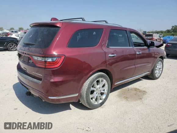 2018 Dodge Durango Citadel with VIN 1C4RDHEG1JC455861, listed as a Copart auction lot 76183274 with Not provided miles and Salvage title. Bid and sale history available at DreamBid. Image 3.