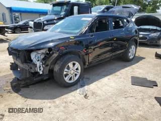 2021 Chevrolet Blazer LT с VIN 3GNKBCRS3MS517985, выставлен на аукционе Copart как лот 63048555 с пробегом 39 598 миль миль и Списание • Salvage title. История ставок и продаж доступна на DreamBid. Изображение 1.