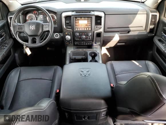 2017 Ram 1500 Sport with VIN 1C6RR7UT5HS647043, listed as a Copart auction lot 58411405 with 62,874 mi miles and Salvage title. Bid and sale history available at DreamBid. Image 8.