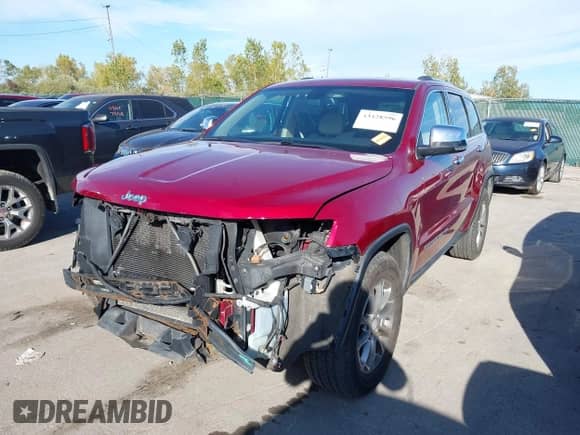 2014 Jeep Grand Cherokee Limited z VIN 1C4RJFBG6EC339952, wystawiony jako IAAI lot #43428596 z przebiegiem 208 287 mil mil oraz . Historia ofert i sprzedaży dostępna na DreamBid. Obrazek 2.