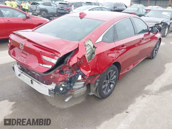 2021 Honda Accord EX-L с VIN 1HGCV1F57MA003003, выставлен на аукционе IAAI как лот 42470343 с пробегом 91 038 миль миль и . История ставок и продаж доступна на DreamBid. Изображение 4.