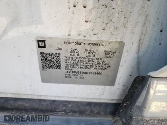 2019 Chevrolet Bolt EV LT z VIN 1G1FW6S0XK4111460, wystawiony jako Copart lot #44668073 z przebiegiem 14 852 mil mil oraz . Historia ofert i sprzedaży dostępna na DreamBid. Obrazek 12.