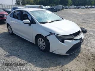 2021 Toyota Corolla L with VIN 5YFDPMAE8MP156037, listed as a IAAI auction lot 43048366 with 121,669 mi miles and . Bid and sale history available at DreamBid. Image 1.