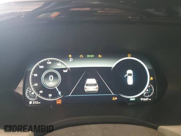 2022 Hyundai Palisade Limited with VIN KM8R5DHEXNU336752, listed as a Copart auction lot 71673035 with 91,667 mi miles and Salvage title. Bid and sale history available at DreamBid. Image 9.